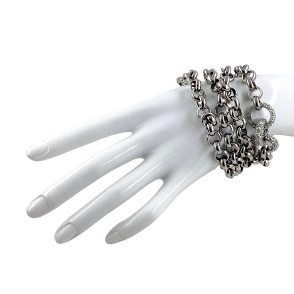 Coldwater Creek Accented Chain Necklace, 35.5 in, Grunge Style, Trendy, Gift - Picture 10 of 13